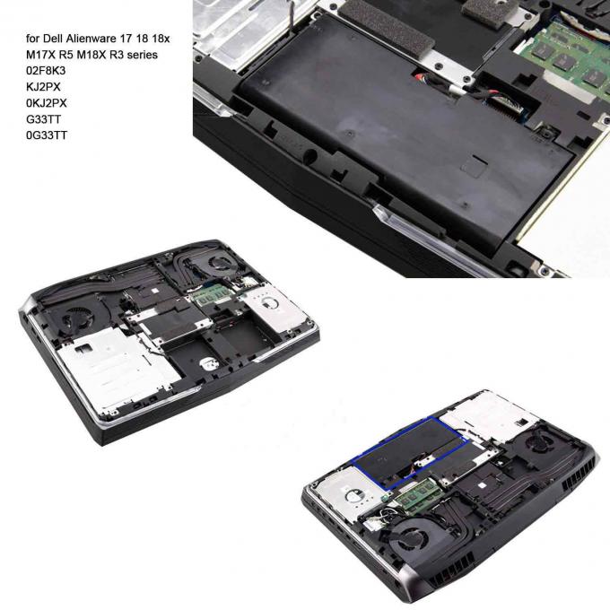 2F8K3 Dell Alienware 17電池の取り替え14.8V 4400mAh 1年の保証